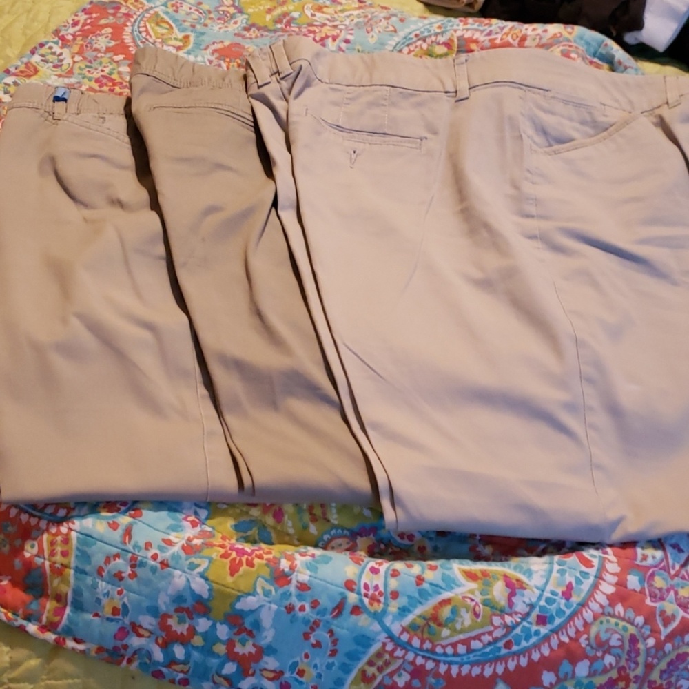 Three Pairs of Khakis